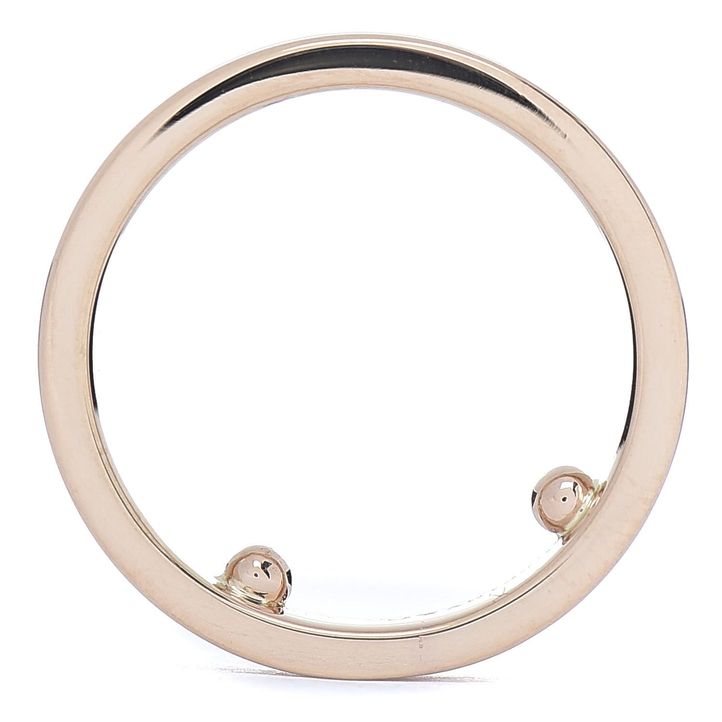 18K Rose Gold Diamond Narrow 1837 Ring 57 8