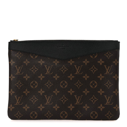 Louis Vuitton Monogram Daily Pouch Black 1 of 8