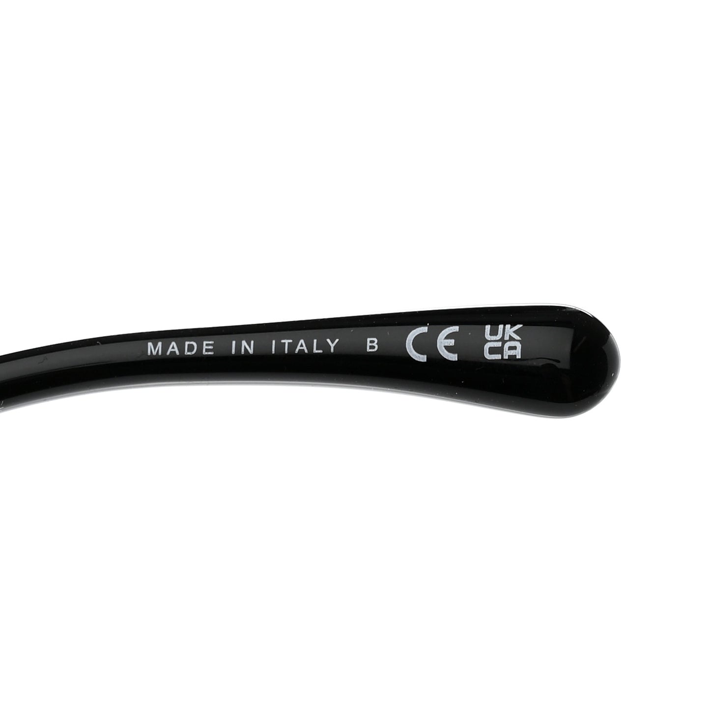 Acetate Strass Square Sunglasses 5422-B Black White
