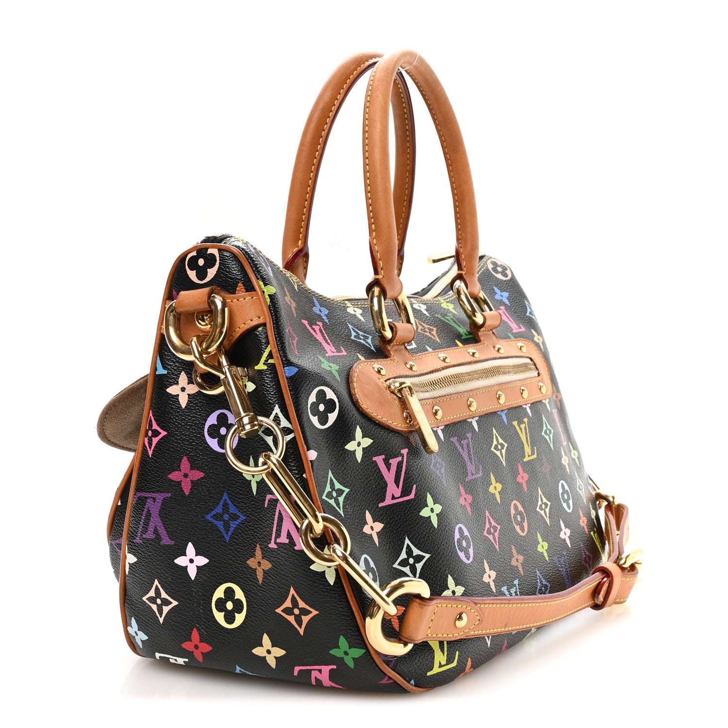 Louis Vuitton Monogram Multicolor Rita Black 2 of 8