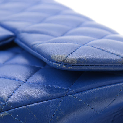 Chanel Lambskin Quilted Mini Rectangular Flap Blue 8 of 13