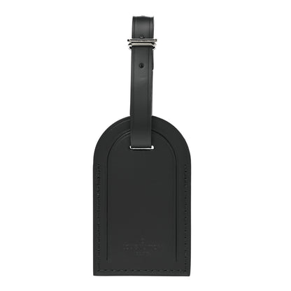 Louis Vuitton Calfskin Luggage Tag Black 1 of 5