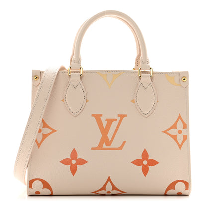 Louis Vuitton Empreinte Monogram Giant By The Pool Onthego PM Neutral Gradient 1 of 9