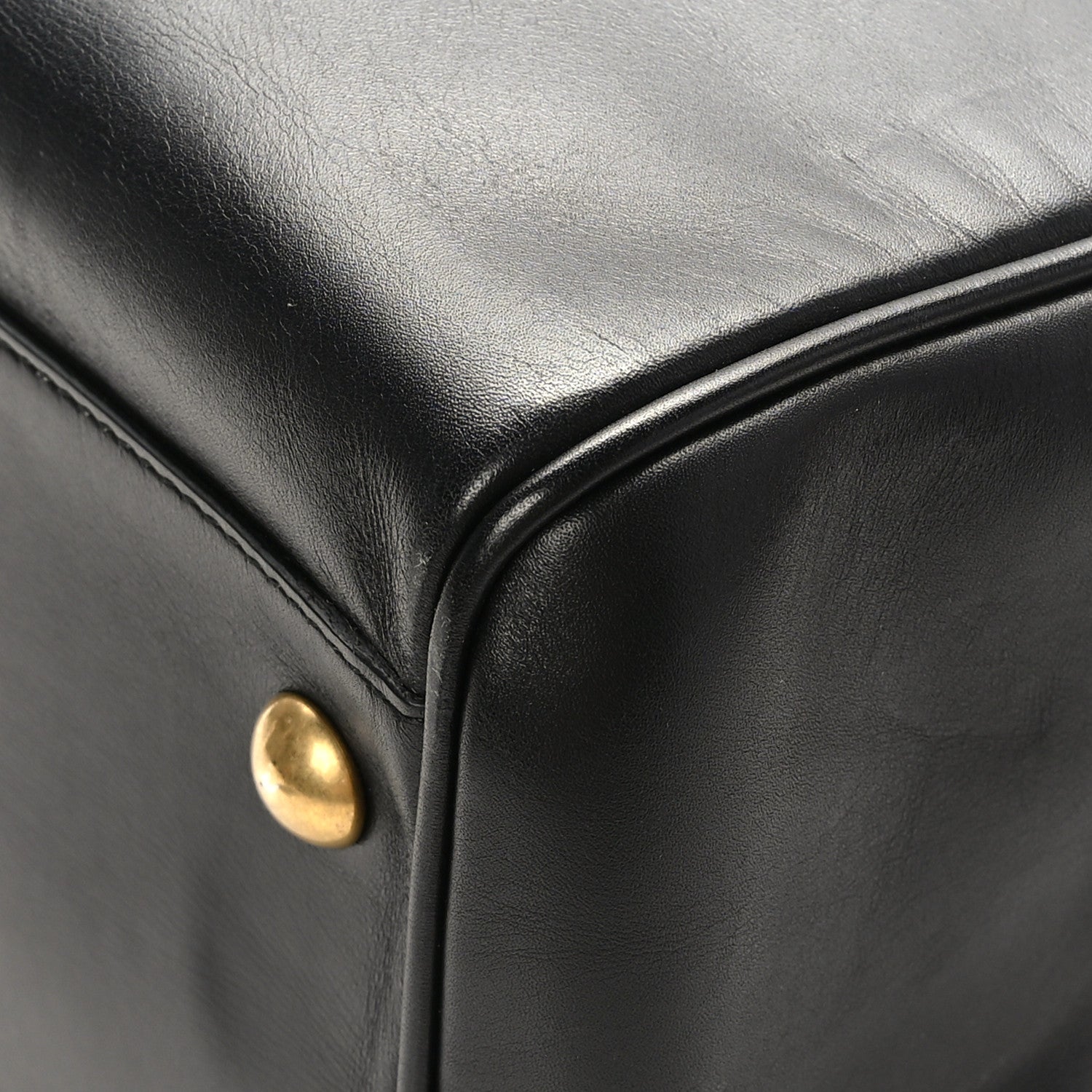 Saint Laurent Calfskin Classic Duffle 6 Black 9 of 12