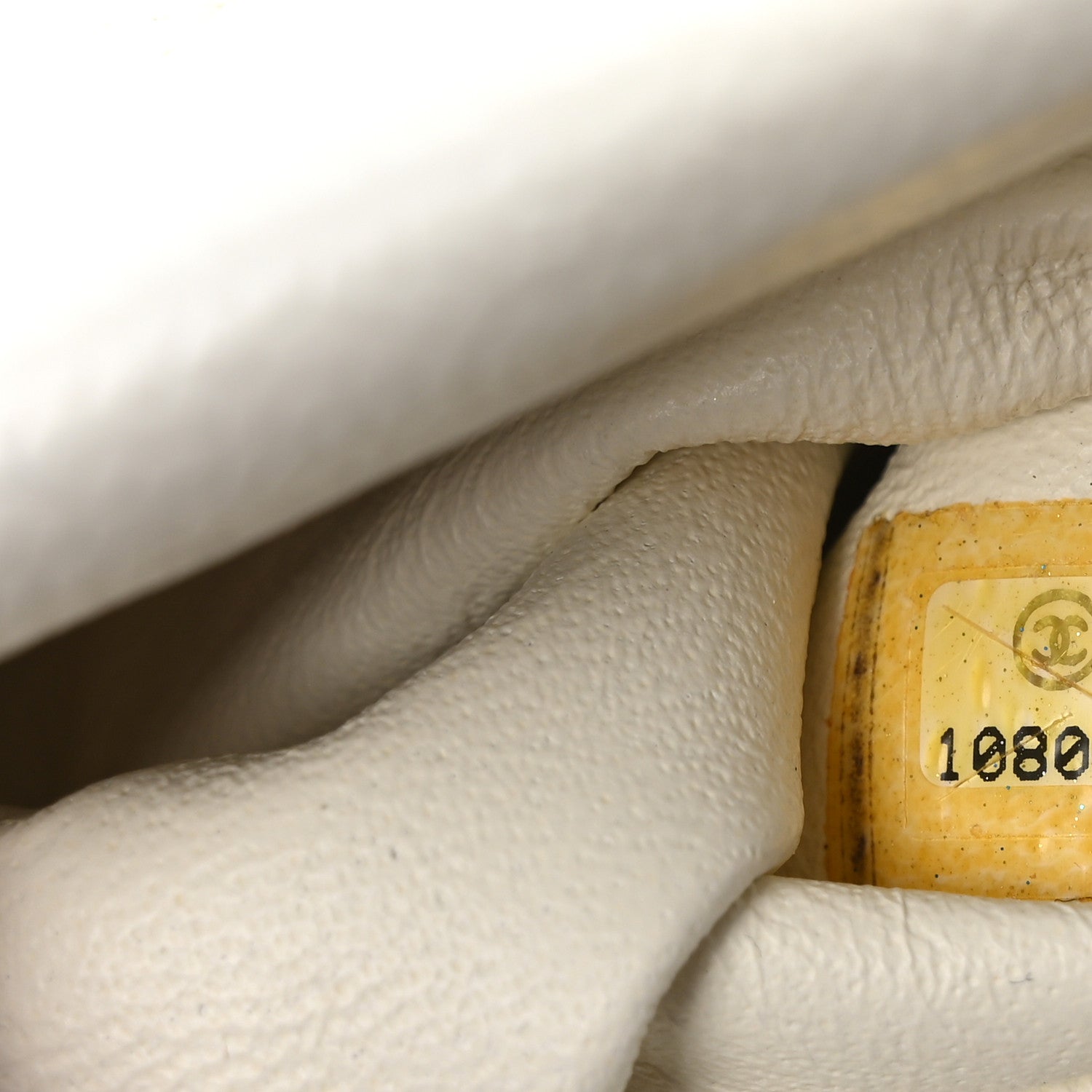 Chanel Caviar Quilted Timeless Clutch White 7 of 10