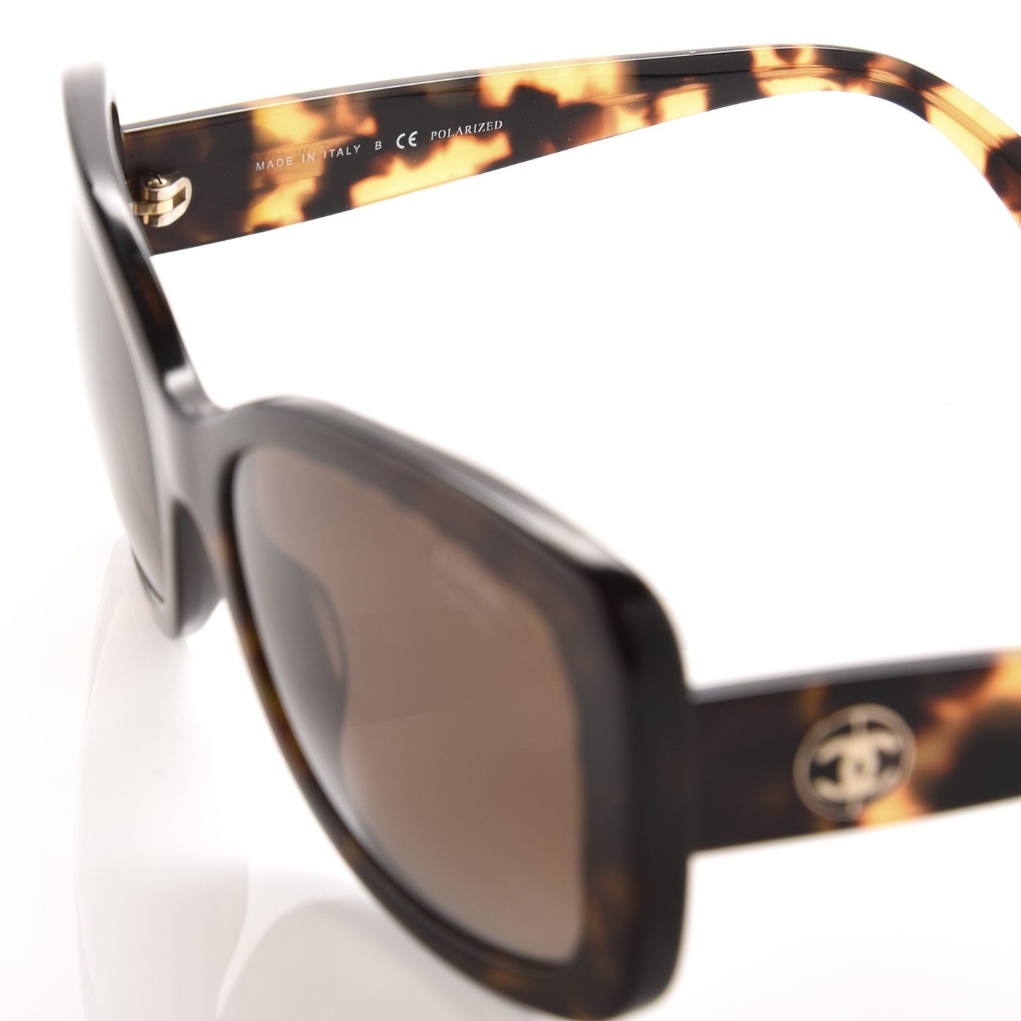 Acetate Polarized CC Sunglasses 5322 Marron Fonce