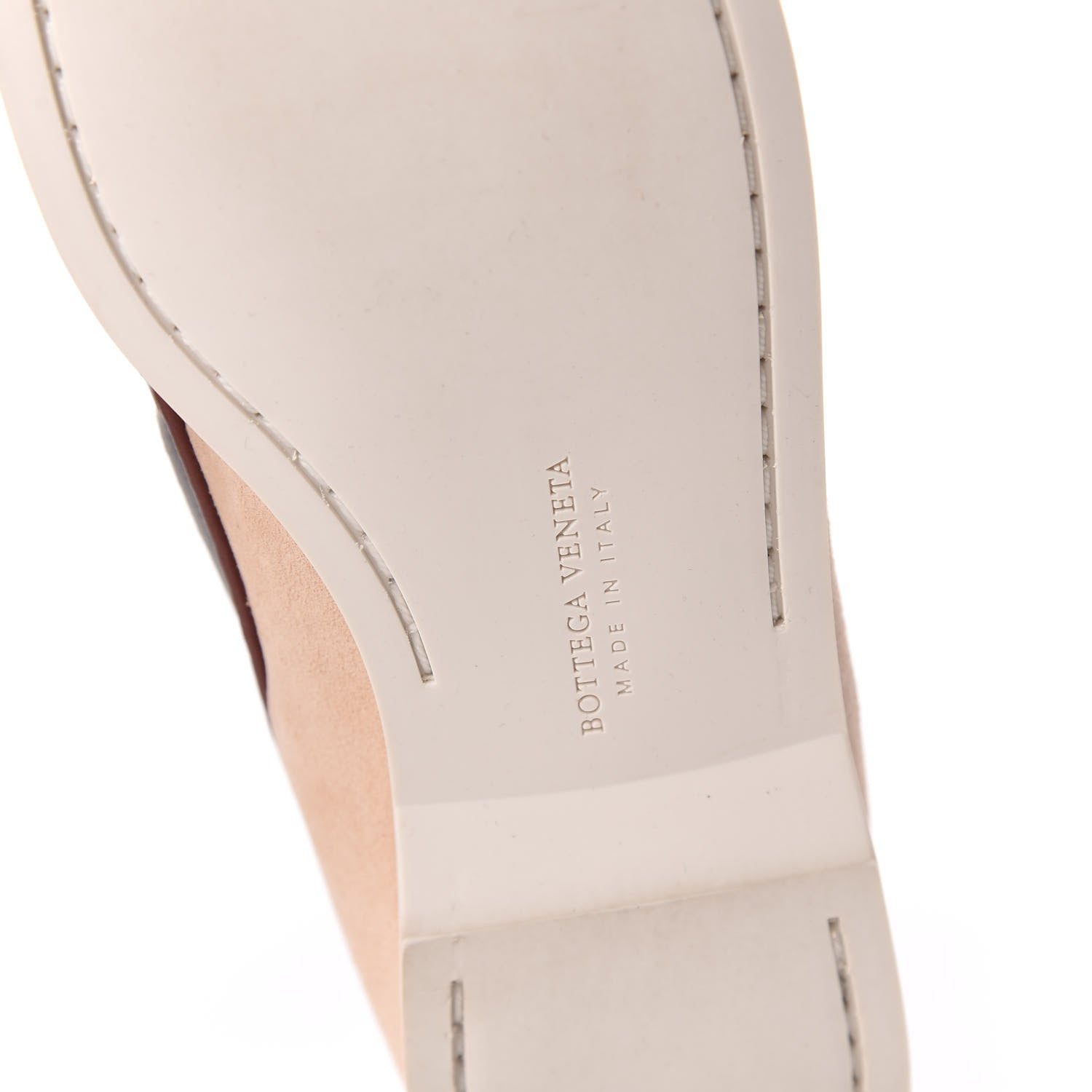 Bottega Veneta Suede Calfskin Micro Intrecciato Boat Flats 38.5 6 of 7