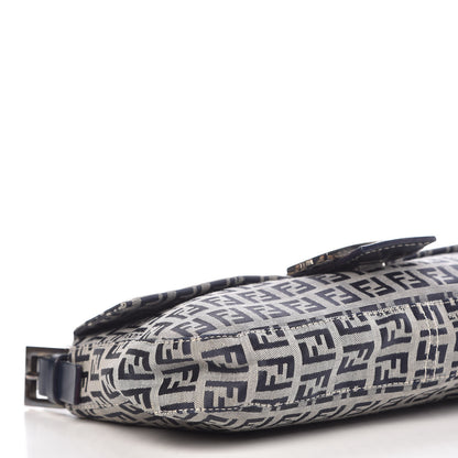 Fendi Zucchino Mini Mama Baguette Navy 8 of 10