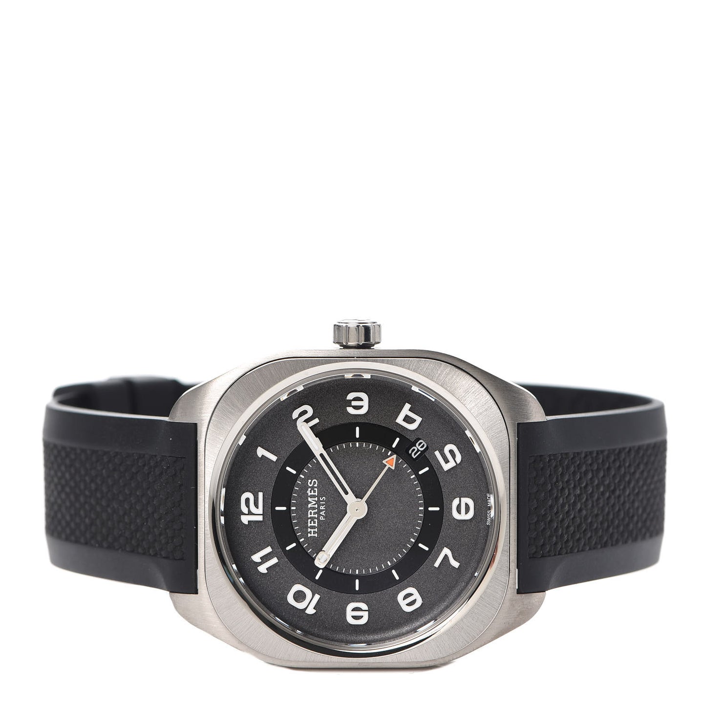 Titanium Rubber 39mm H08 Automatic Watch Noir