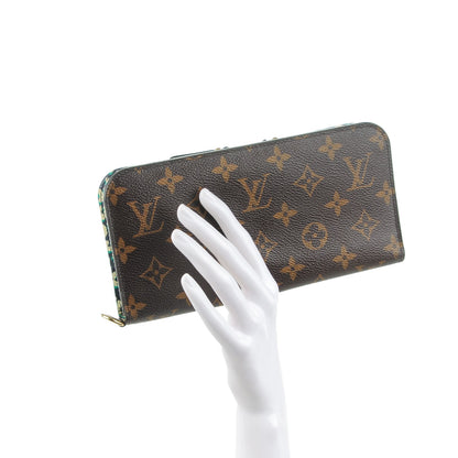Louis Vuitton Monogram Leopard Insolite Wallet Blue Infini 2 of 7