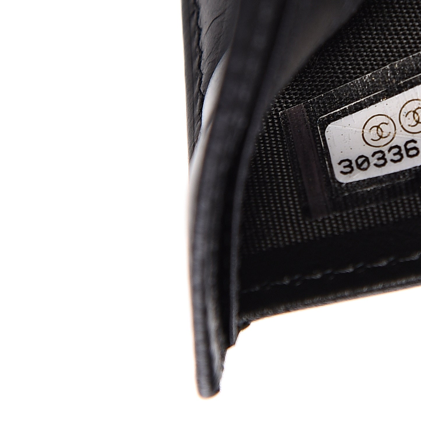 Calfskin Quilted Mens Small Pour Monsieur Wallet Black