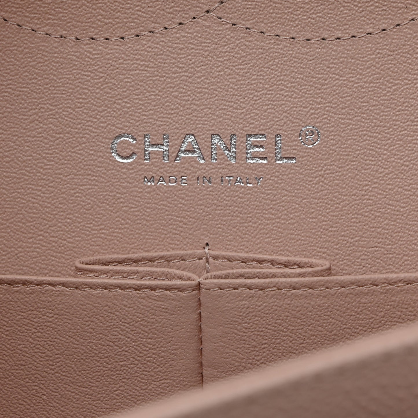 Caviar Quilted Jumbo Double Flap Light Pink