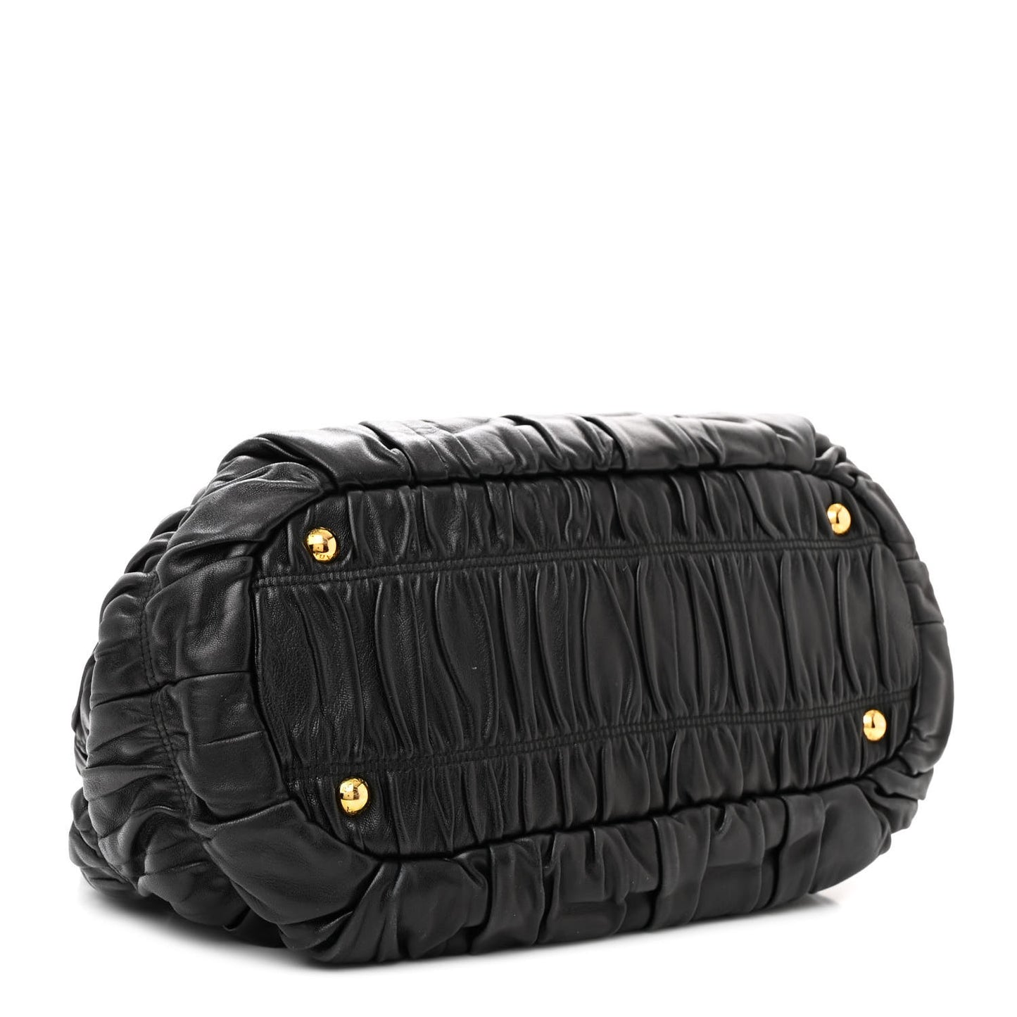 Nappa Gaufre Tote Black