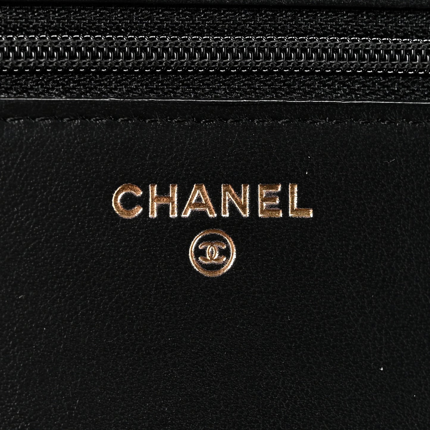 Caviar Quilted Boy Wallet On Chain WOC Black