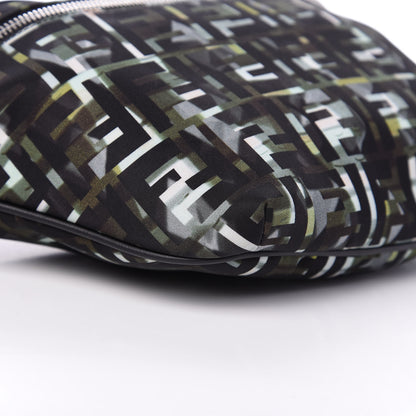 Fendi Nylon CamouFF Belt Bag Black Multicolor 9 of 11