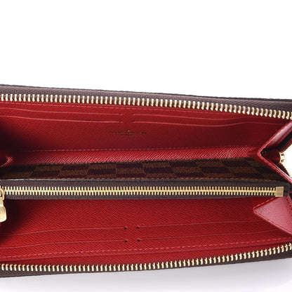 Louis Vuitton Damier Ebene Clemence Wallet Cherry 5 of 7