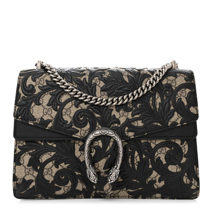 Gucci GG Supreme Monogram Arabesque Medium Dionysus Shoulder Bag Black 1 of 13