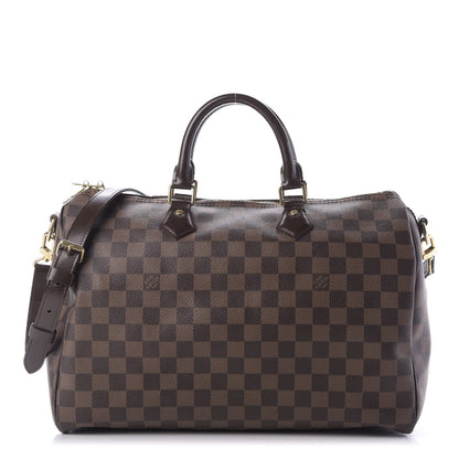 Louis Vuitton Damier Ebene Speedy Bandouliere 35 1 of 10