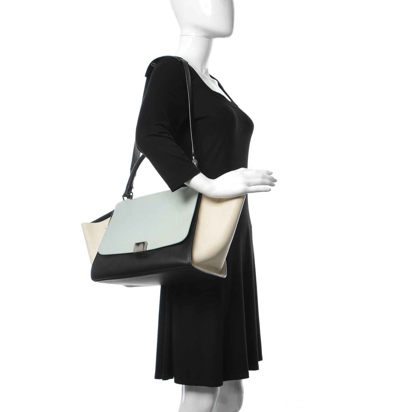 Smooth Calfskin Medium Tri-Color Trapeze