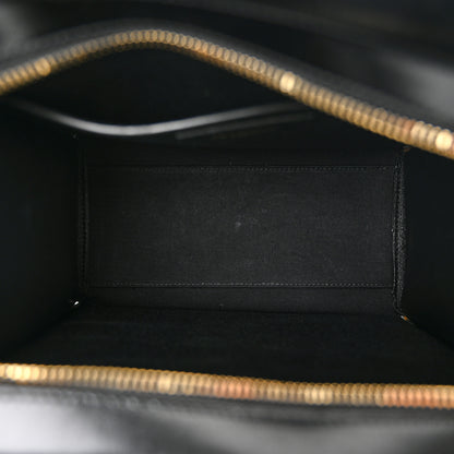 Saint Laurent Shiny Calfskin Small Uptown Tote Black 5 of 11