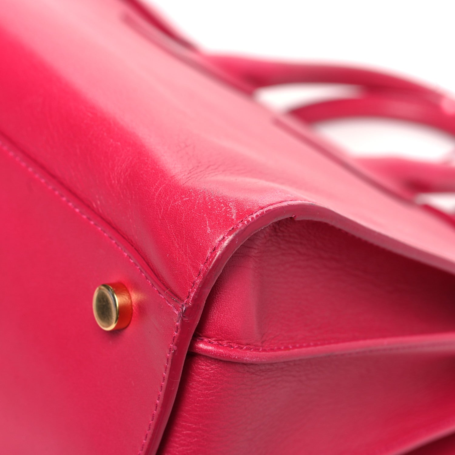 Saint Laurent Calfskin Small Sac De Jour Lipstick Pink 13 of 19