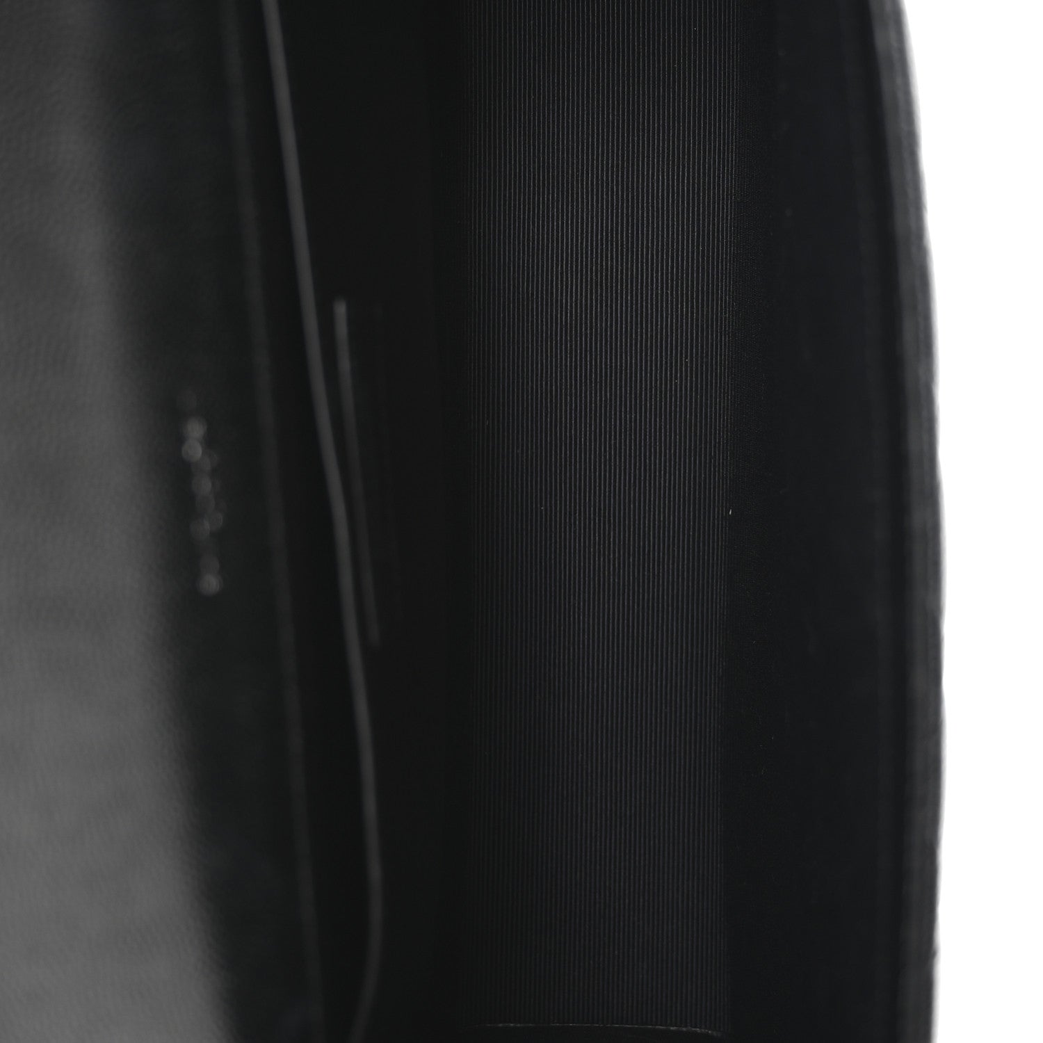Saint Laurent Grain De Poudre Textured Mixed Matelasse Triquilt Medium Monogram Satchel Black 5 of 11