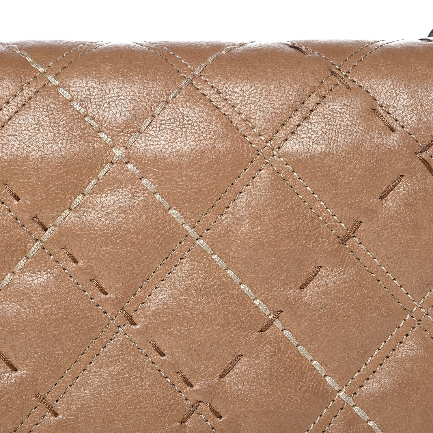 Chanel Calfskin Double Stitch New Medium Boy Flap Camel 11 of 18