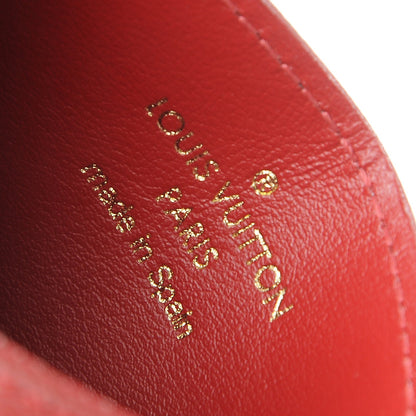 Louis Vuitton Damier Ebene Caissa Card Holder Cherry 6 of 8