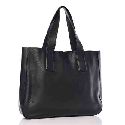 Prada Vitello Daino Tote Black 3 of 11