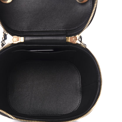 Chanel Lambskin Quilted Trendy Vanity Case Black 5 of 10