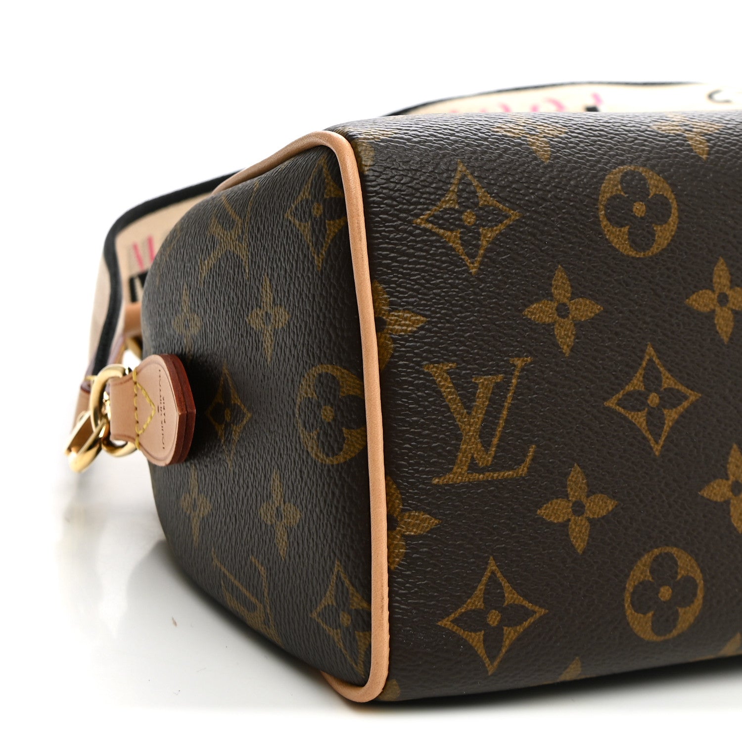 Louis Vuitton Monogram Speedy Bandouliere 20 Black 8 of 9
