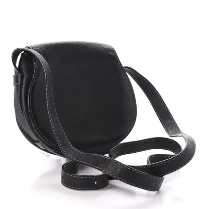 Chloe Calfskin Mini Marcie Round Crossbody Bag Black 3 of 9
