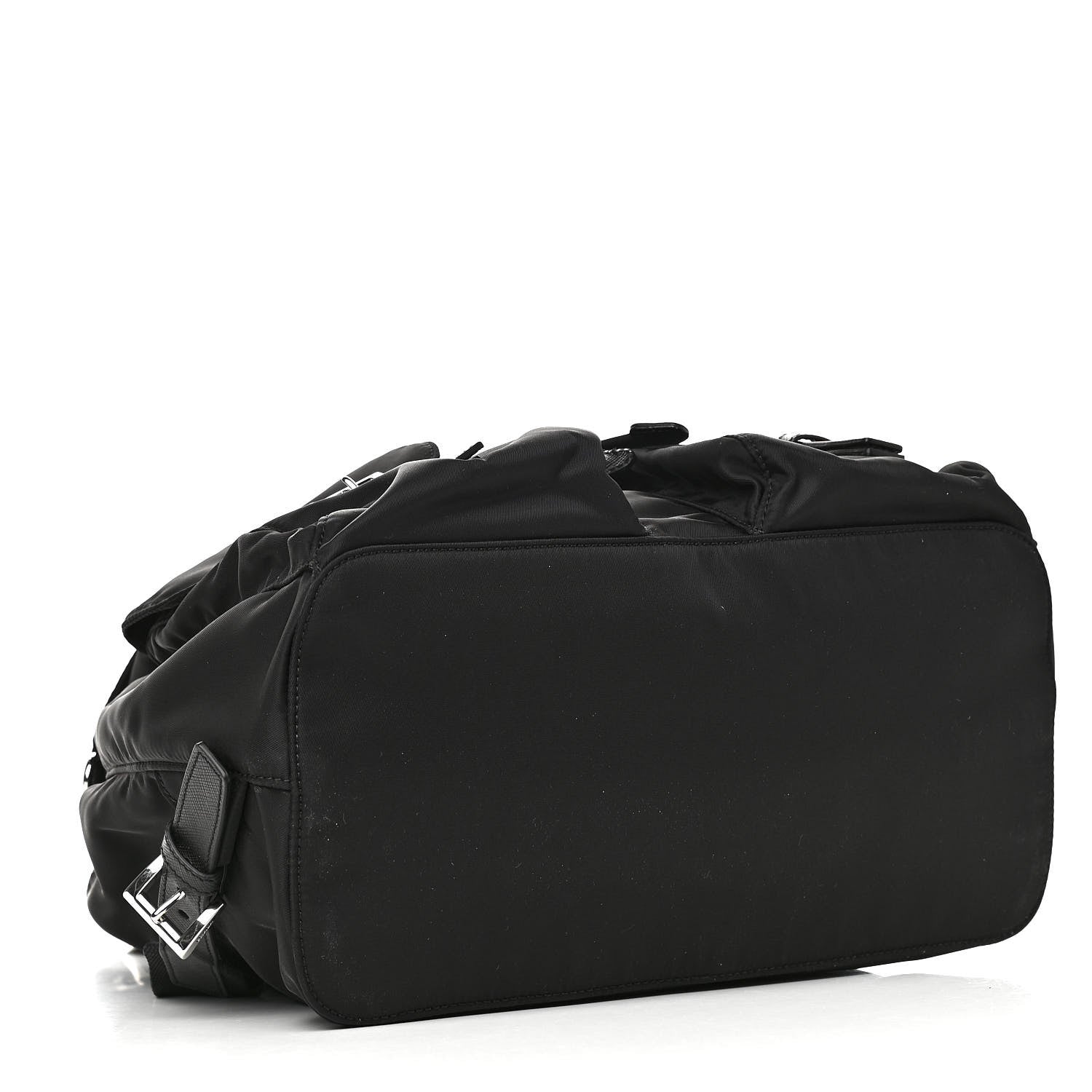 Prada Tessuto Nylon Saffiano Medium Backpack Black 4 of 10