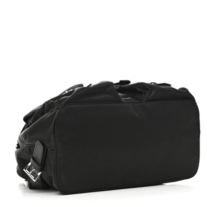 Prada Tessuto Nylon Saffiano Medium Backpack Black 4 of 10