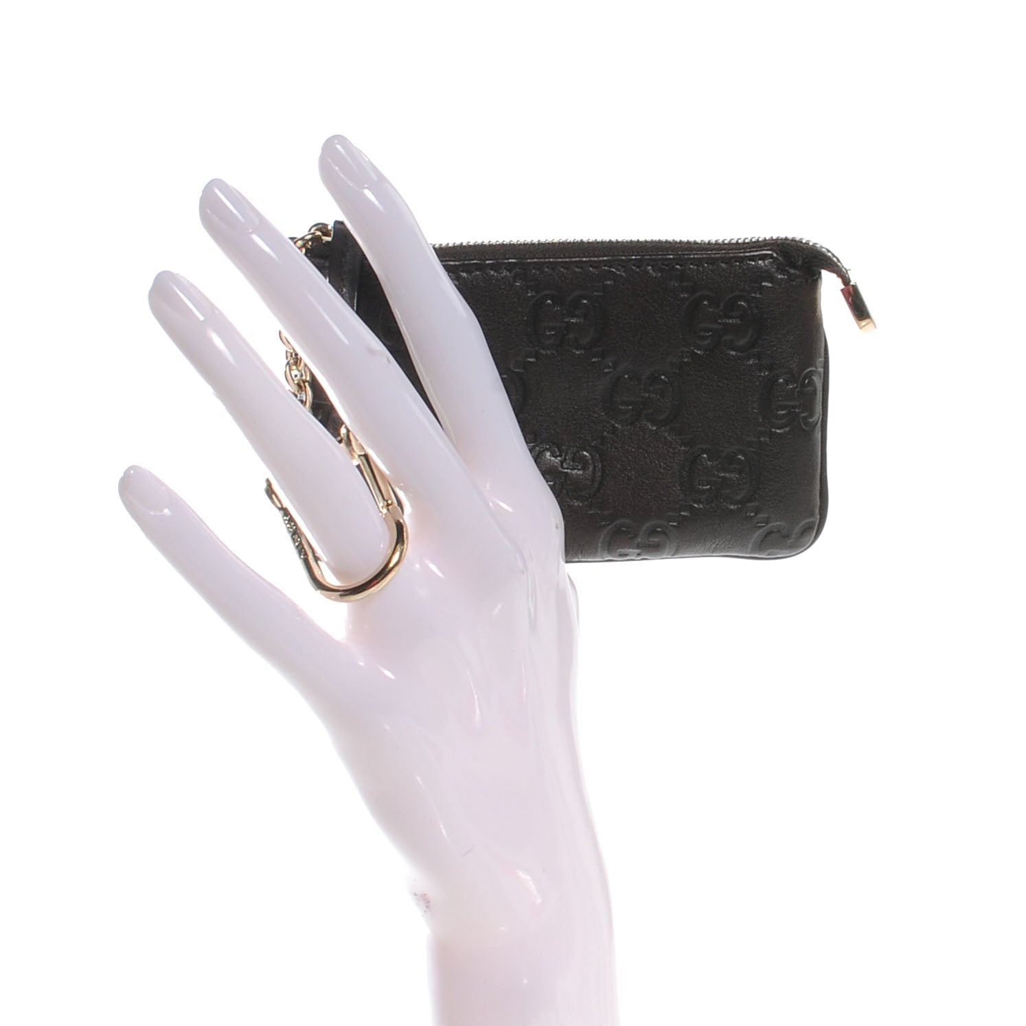 Gucci Guccissima Key Case Chocolate 2 of 8
