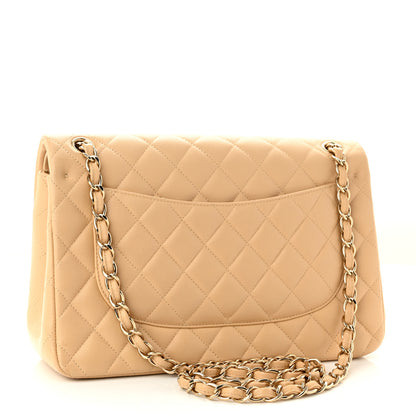 Chanel Caviar Quilted Jumbo Double Flap Light Beige 3 of 16