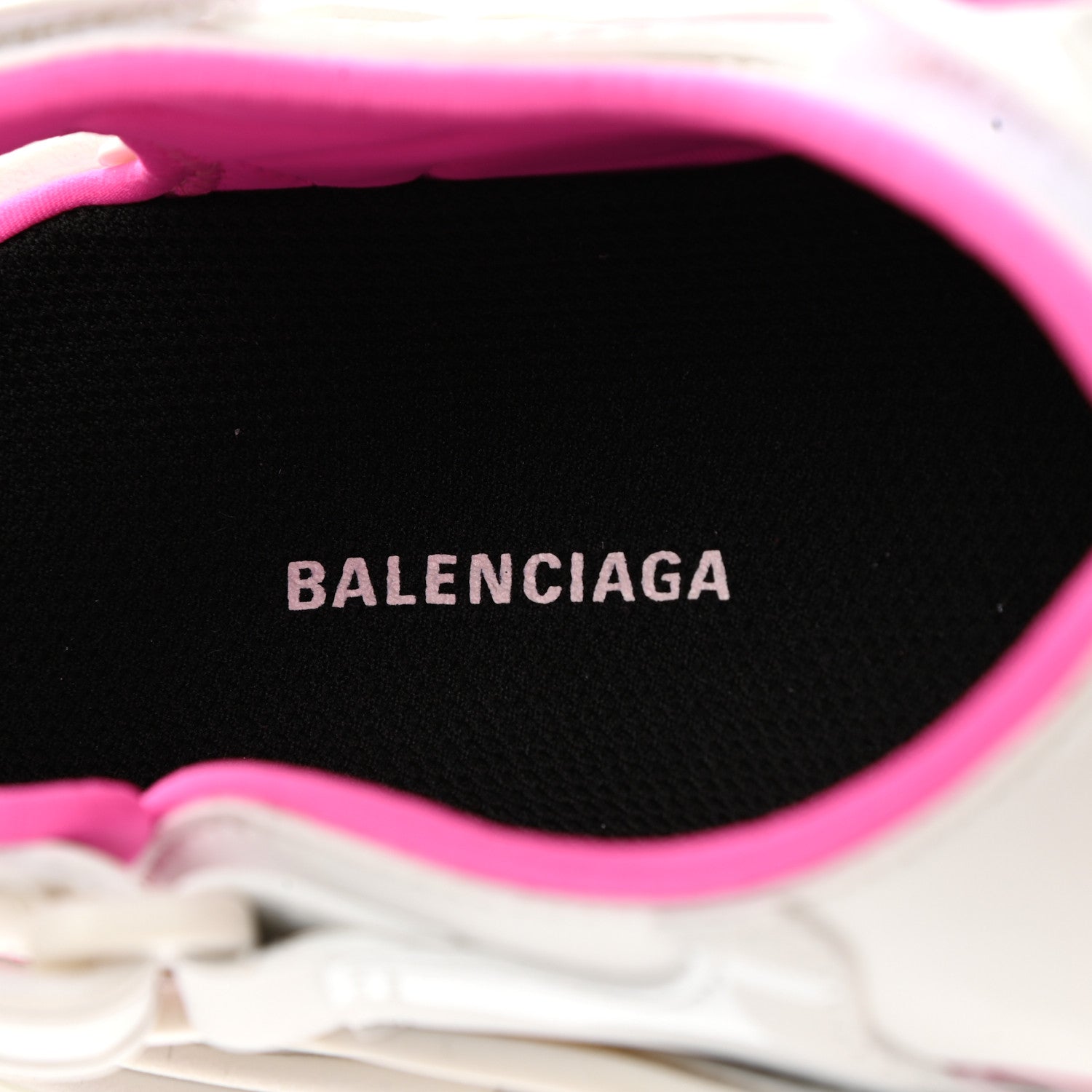 Balenciaga Rubber Neoprene Bi-Color Womens Track Sandals 38 White Fluo Pink 7 of 8