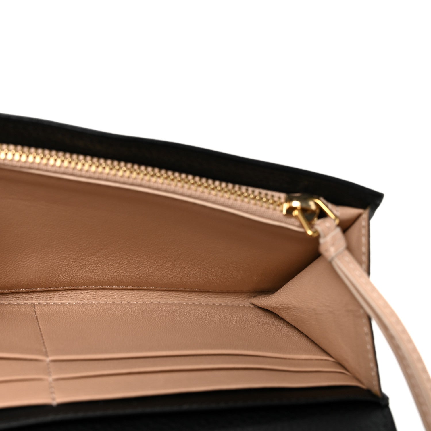 Chloe Calfskin Alphabet Long Wallet Black 5 of 6