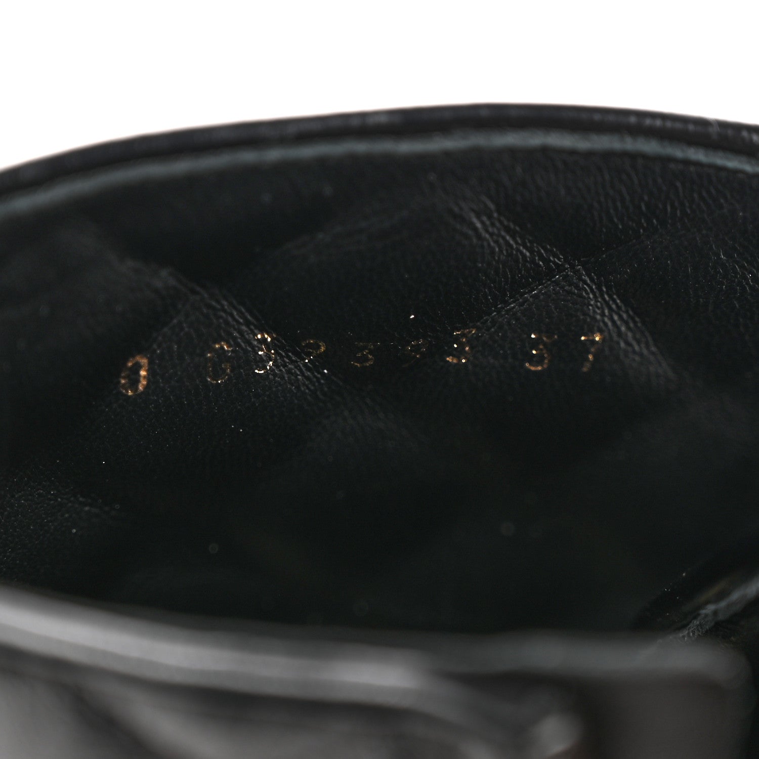 Chanel Shiny Calfskin Patent Quilted Chain Lace Up Combat Boots 37 Black 9 of 15