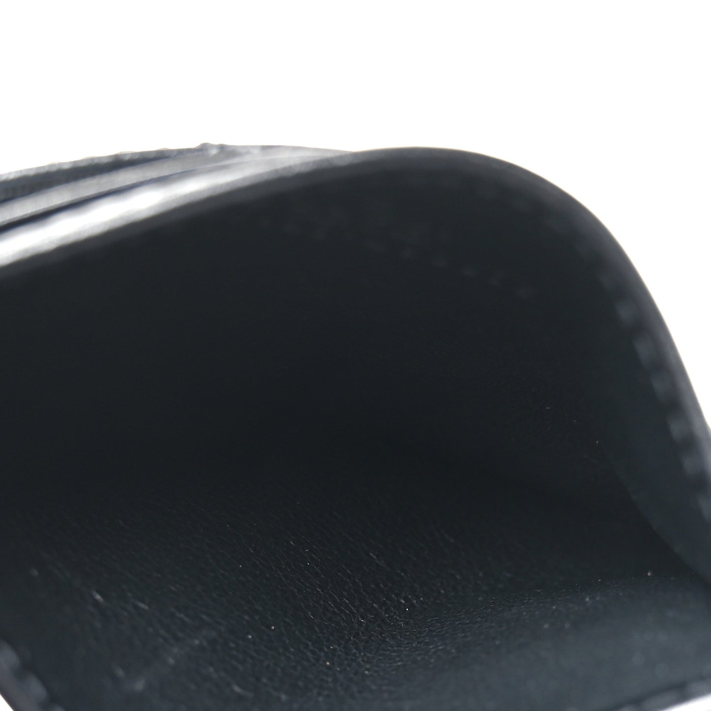 Calfskin Matelasse GG Marmont Card Holder Black