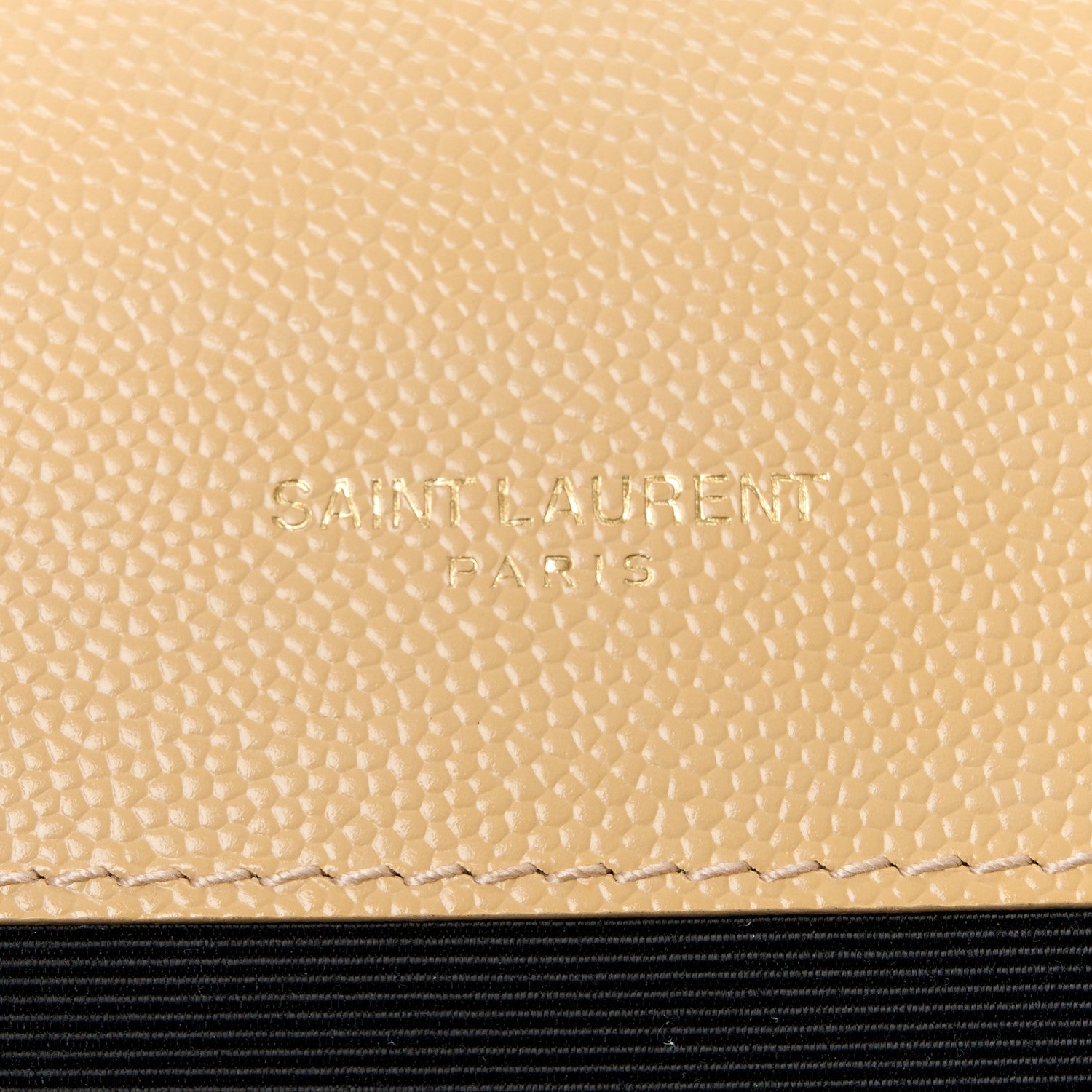 Saint Laurent Grain De Poudre Textured Mixed Matelasse Triquilt Large Monogram Satchel Dark Beige 11 of 21