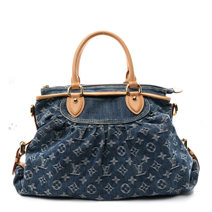 Louis Vuitton Denim Neo Cabby MM Blue 1 of 9
