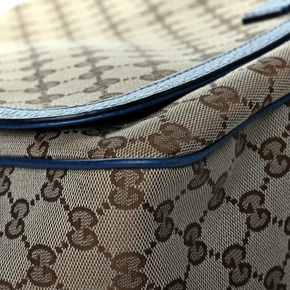 Gucci Monogram Convertible Diaper Bag Blue 5 of 9