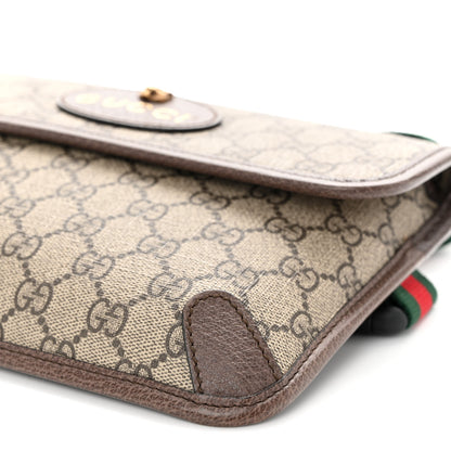 Gucci GG Supreme Monogram Neo Vintage Web Belt Bag Brown 10 of 10