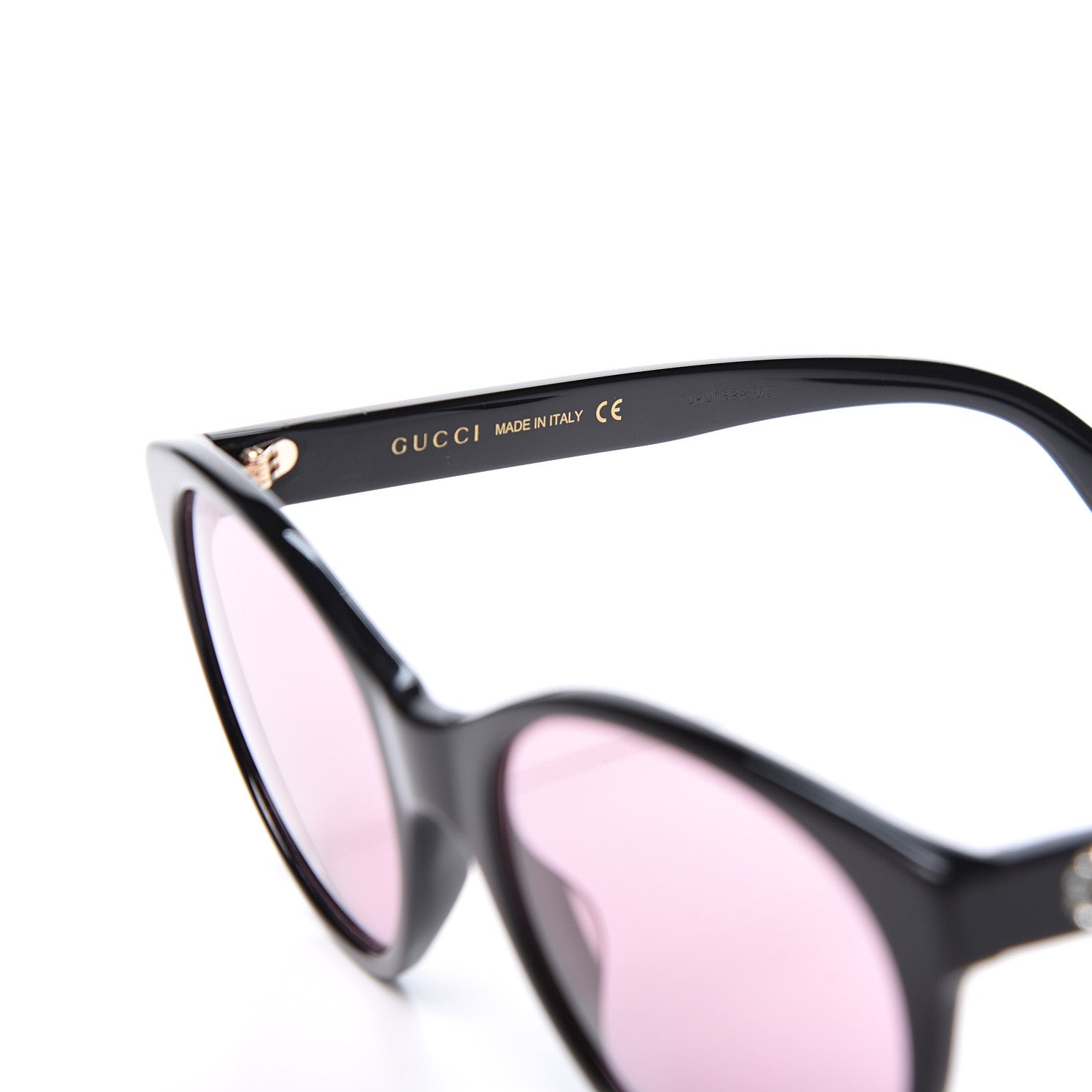 Gucci Crystal GG Sunglasses GG0419S Black 5 of 8
