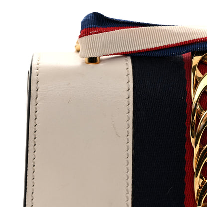 Gucci Calfskin Mini Sylvie Chain Shoulder Bag White 20 of 24