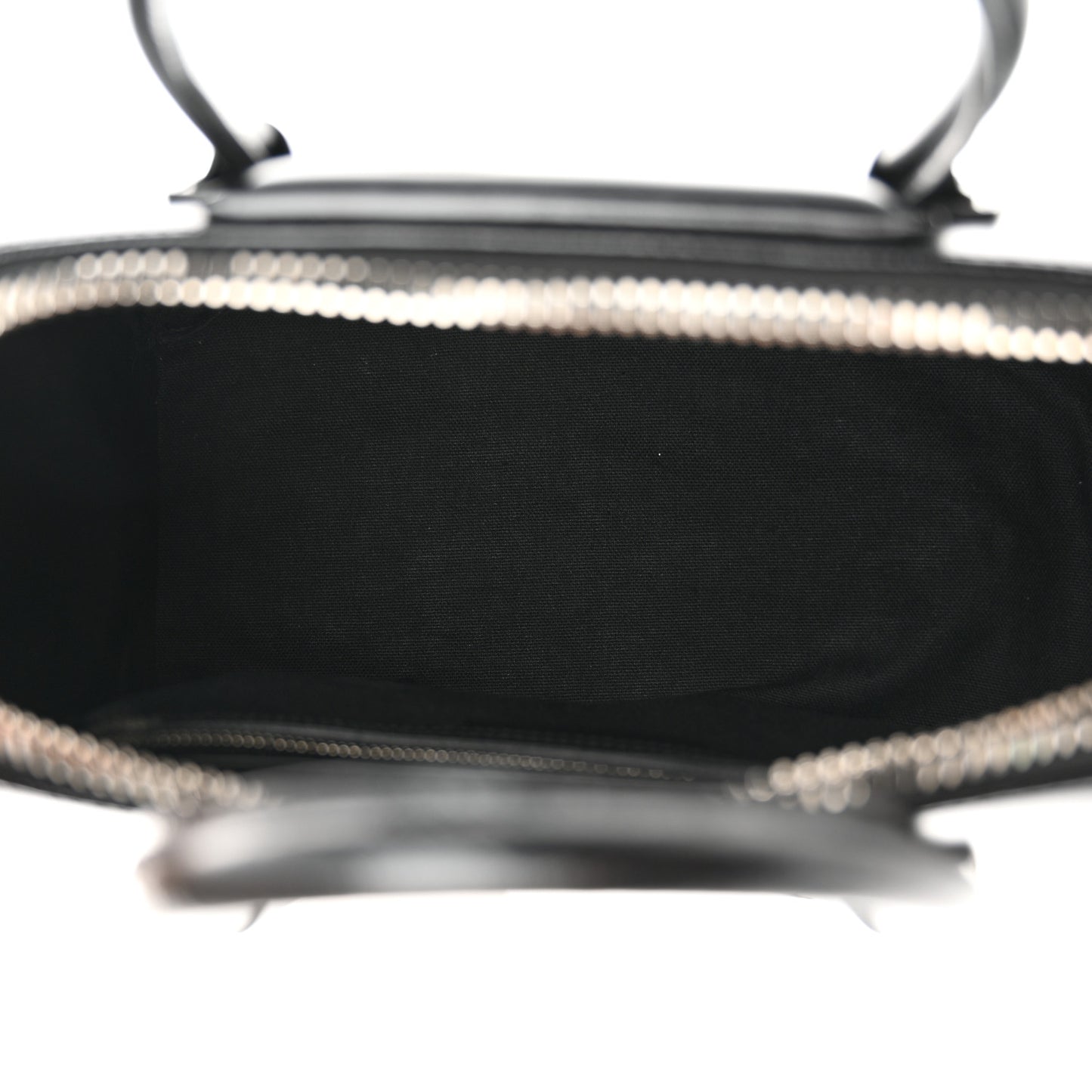 Shiny Lord Calfskin Small Antigona Black