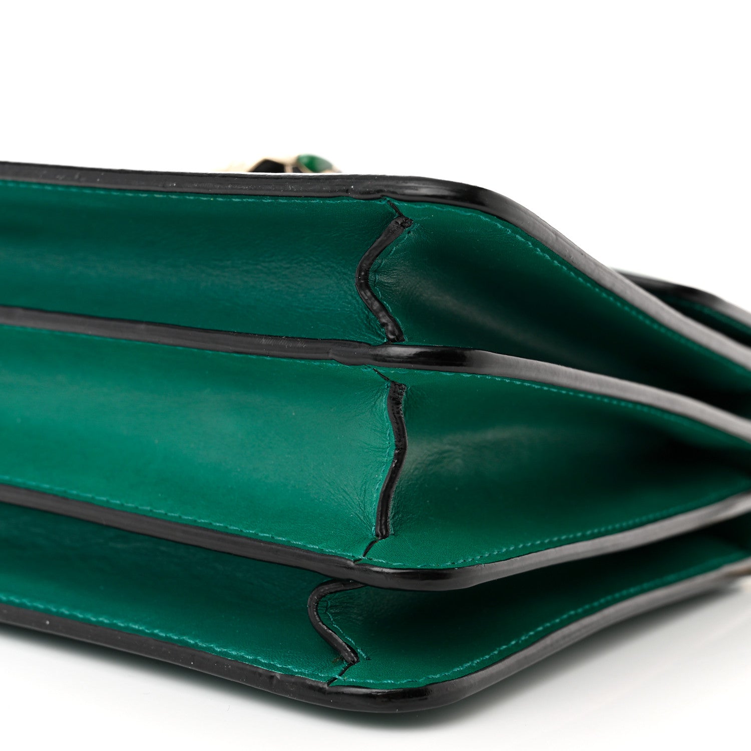 Bulgari Calfskin Serpenti Forever Top Handle Emerald Green 10 of 10