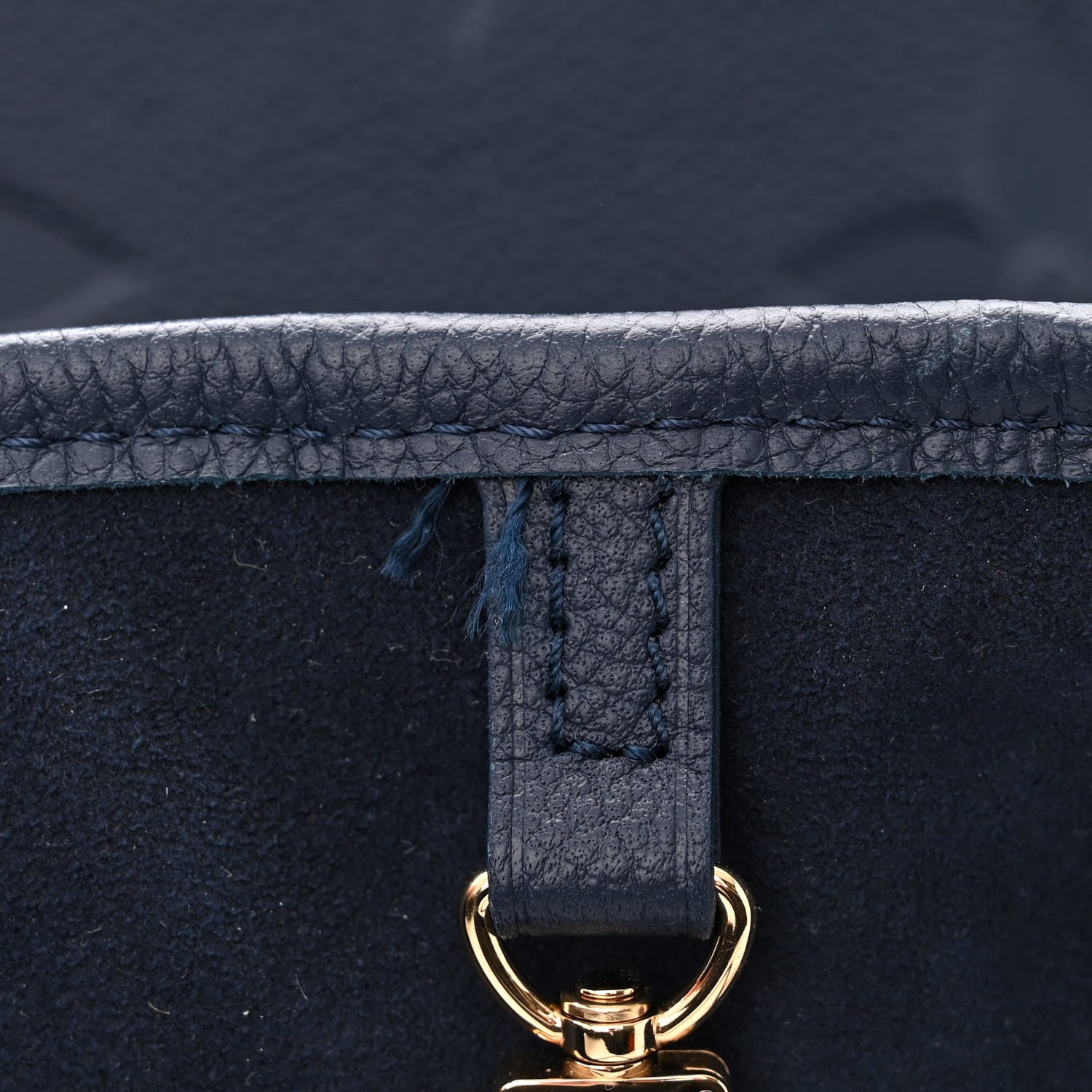 Louis Vuitton Empreinte Monogram Giant Neverfull MM Navy 11 of 12