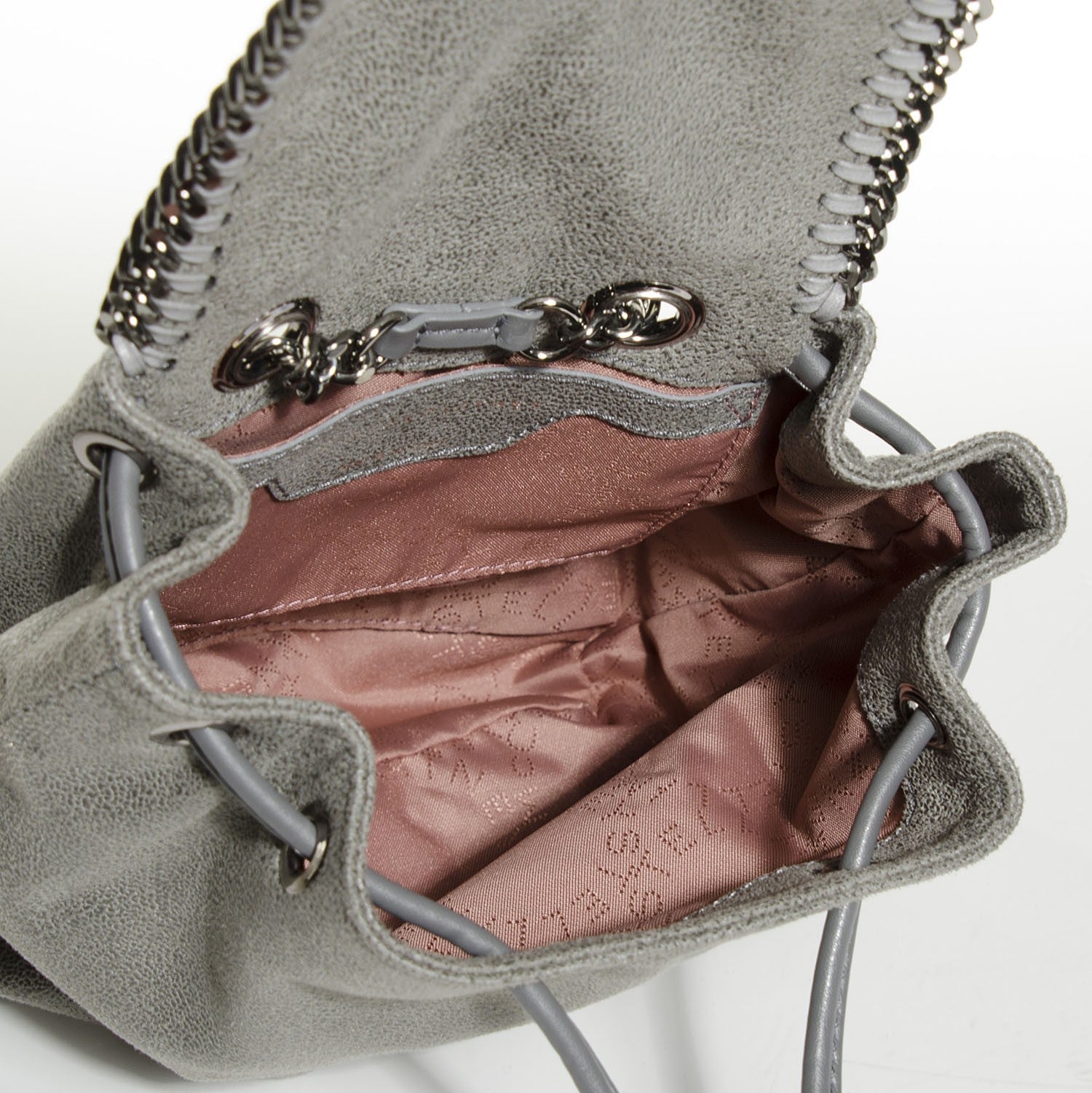Stella McCartney Shaggy Deer Mini Rucksack Backpack Grey 5 of 9